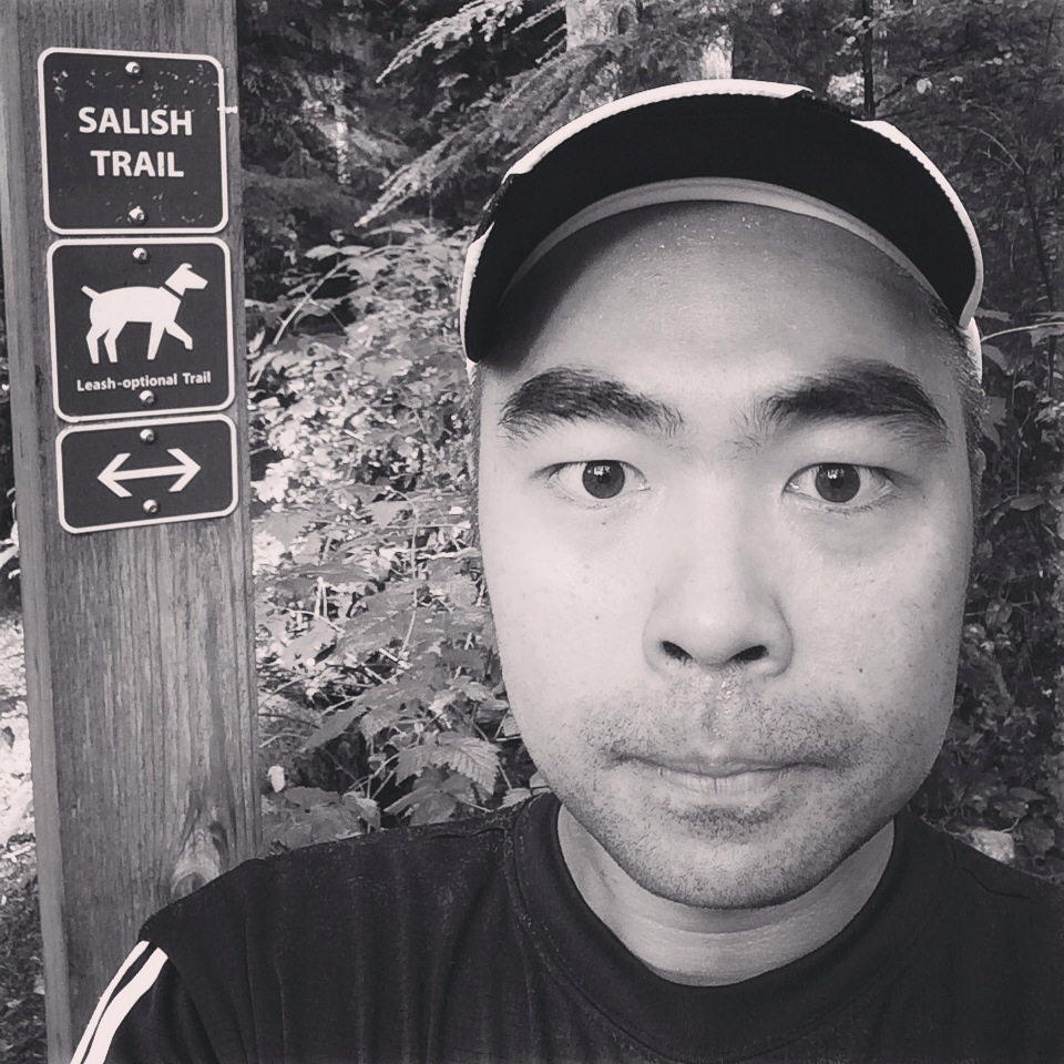 Selfie on Salish Trail, Pacific Spirit Regional Park