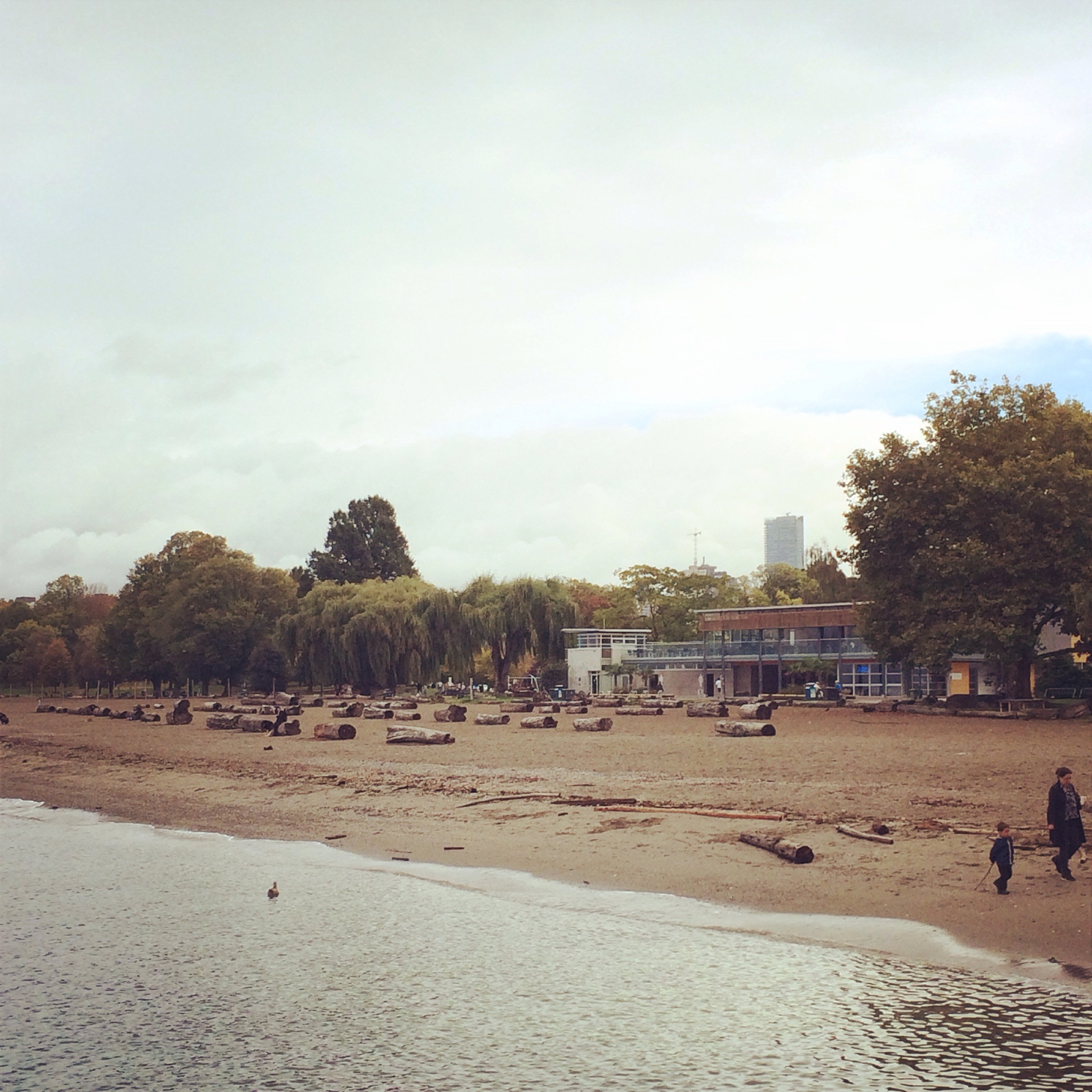 Kitsilano Beach, Vancouver, taken 11 October 2014